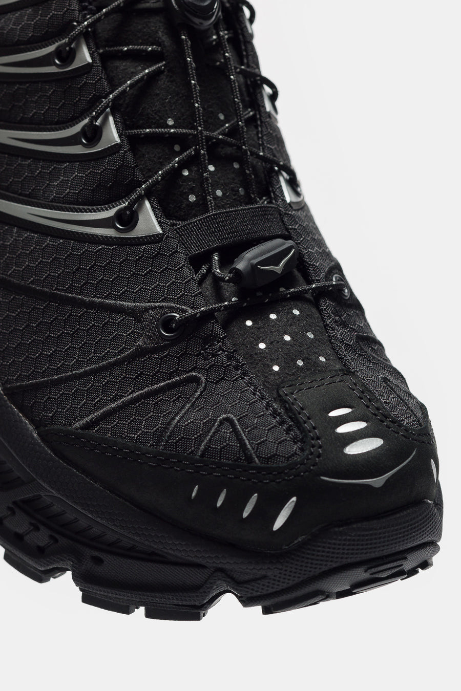 HOKA Stinson Evo GTX Sneaker in Black/Silver - Notre