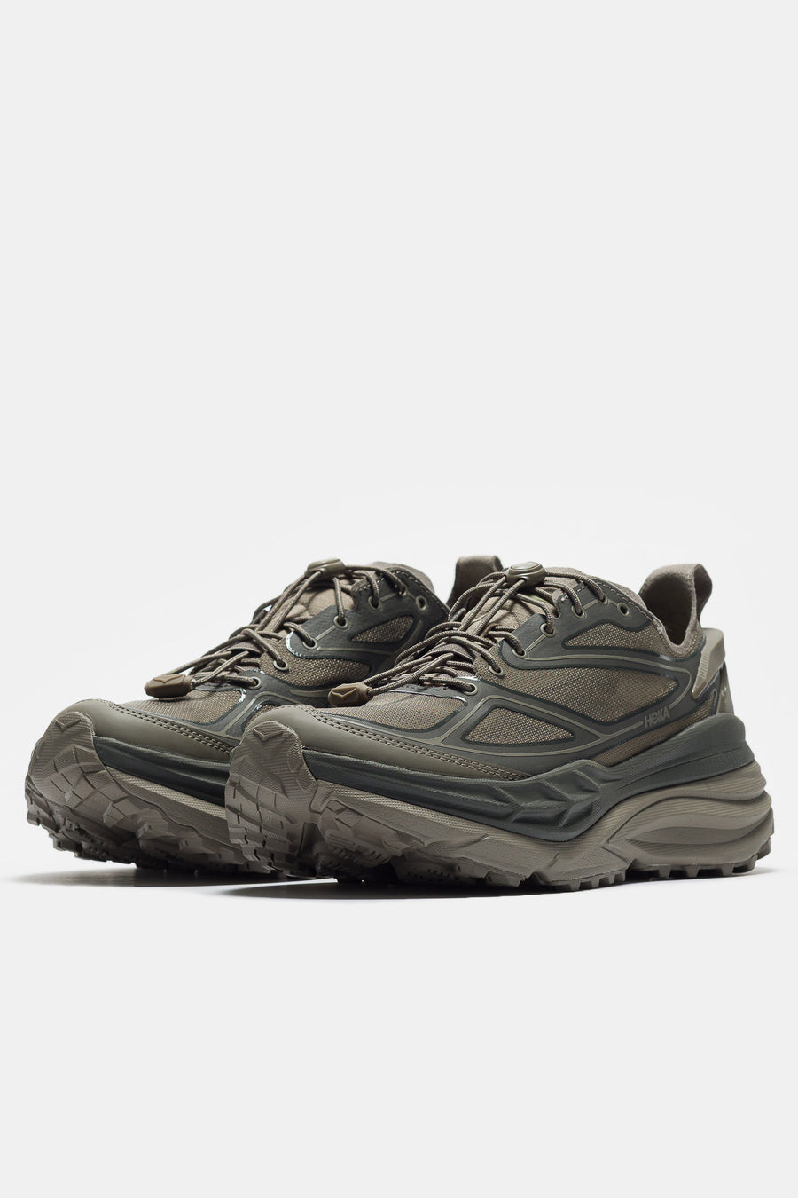 HOKA Stinson One7 Sneaker in Light Roast/Asphalt - Notre
