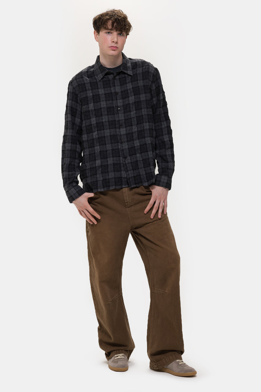 HOPE Square Shirt in Black - Notre