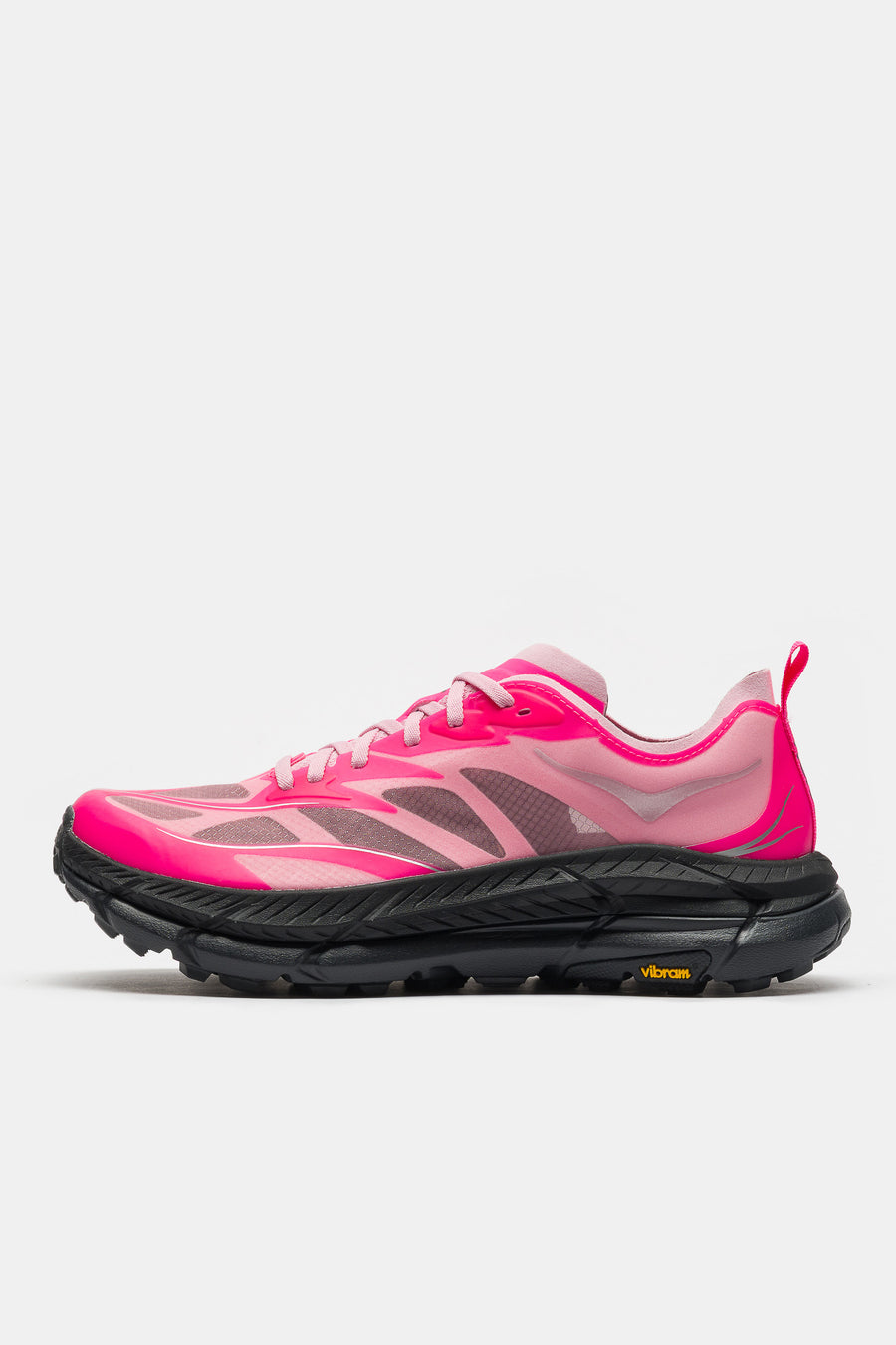 HOKA Mafate Speed 4 Lite Sneaker in Neon Dragonfruit/Black - Notre