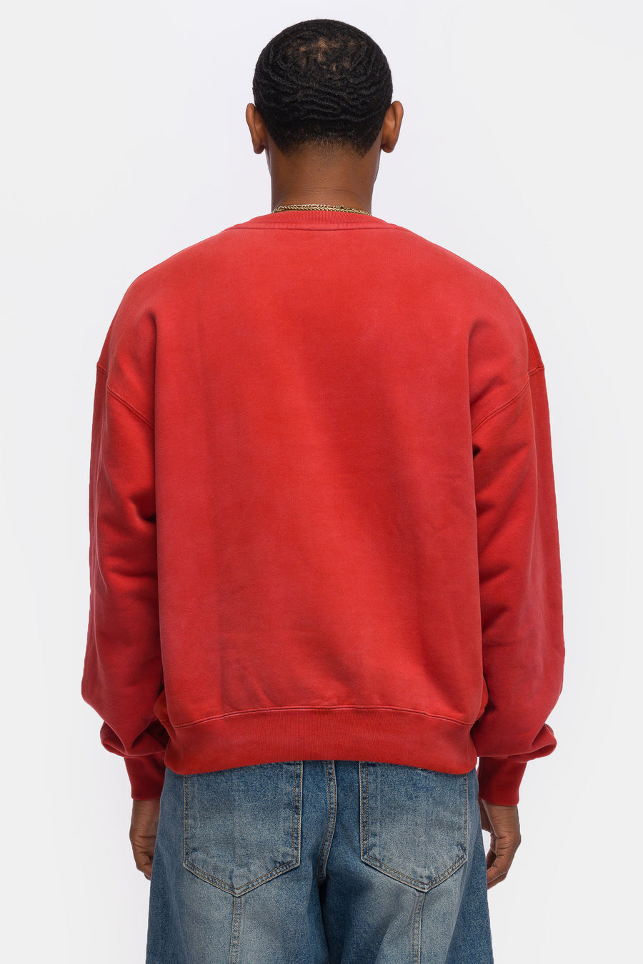 Jordan Nigel Sylvester Bike Air Crewneck in Cinnabar - Notre