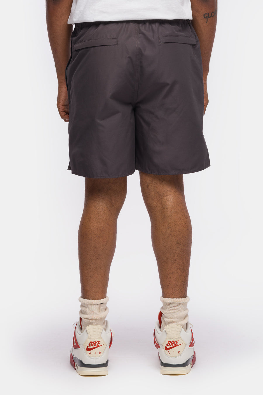 Jordan Nigel Sylvester Bike Air Short in Anthracite/Sail - Notre