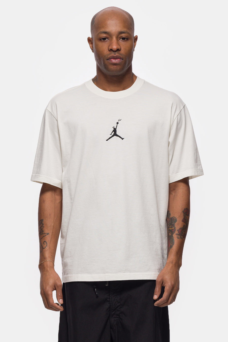 Jordan Union x Fragment T-Shirt in Pale Ivory/Ivory/Black - Notre