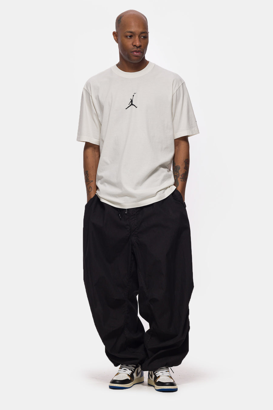 Jordan Union x Fragment T-Shirt in Pale Ivory/Ivory/Black - Notre