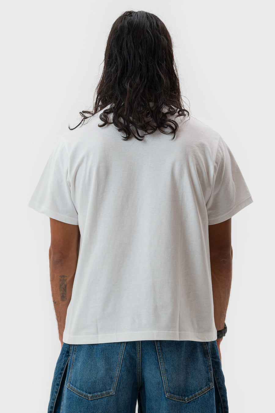 Khoki Beaded T-Shirt in White - Notre