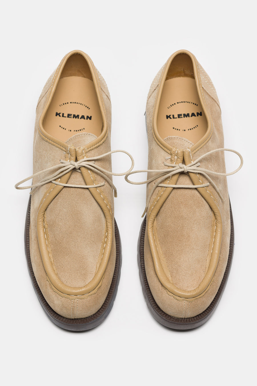 Kleman Padror V Moc Toe Shoe in Beige - Notre