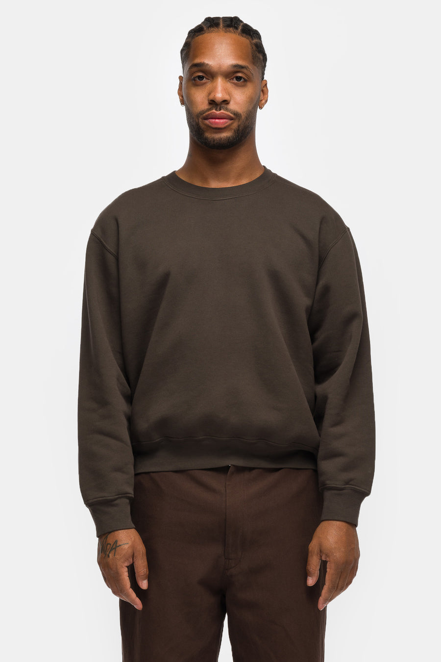 Lady White Co. Mini Crewneck in Granite - Notre
