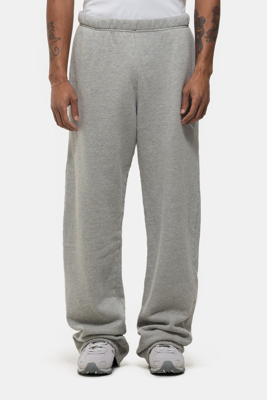 Les Tien Heavyweight Puddle Pant in Heather Grey - Notre