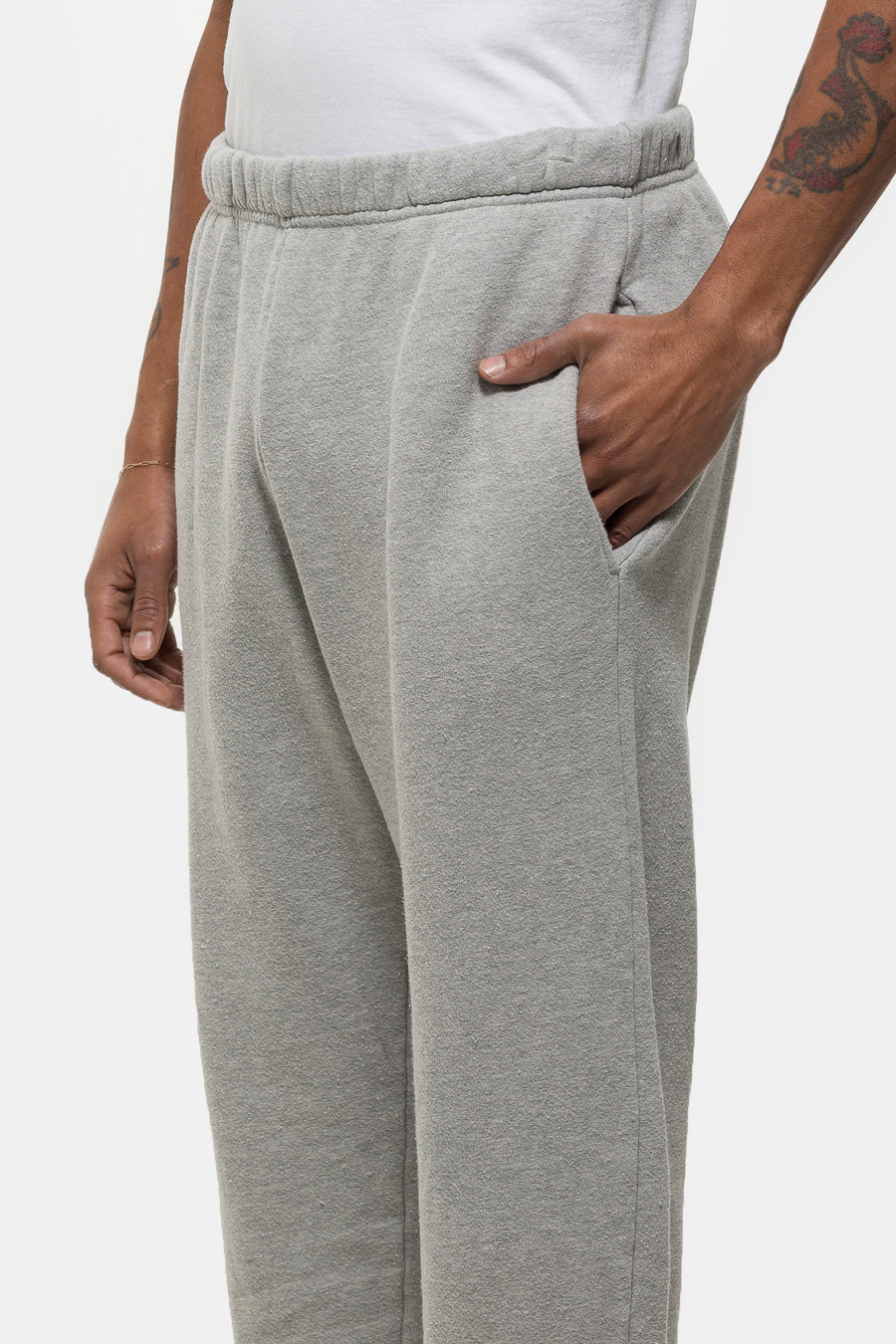 Les Tien Heavyweight Puddle Pant in Heather Grey - Notre