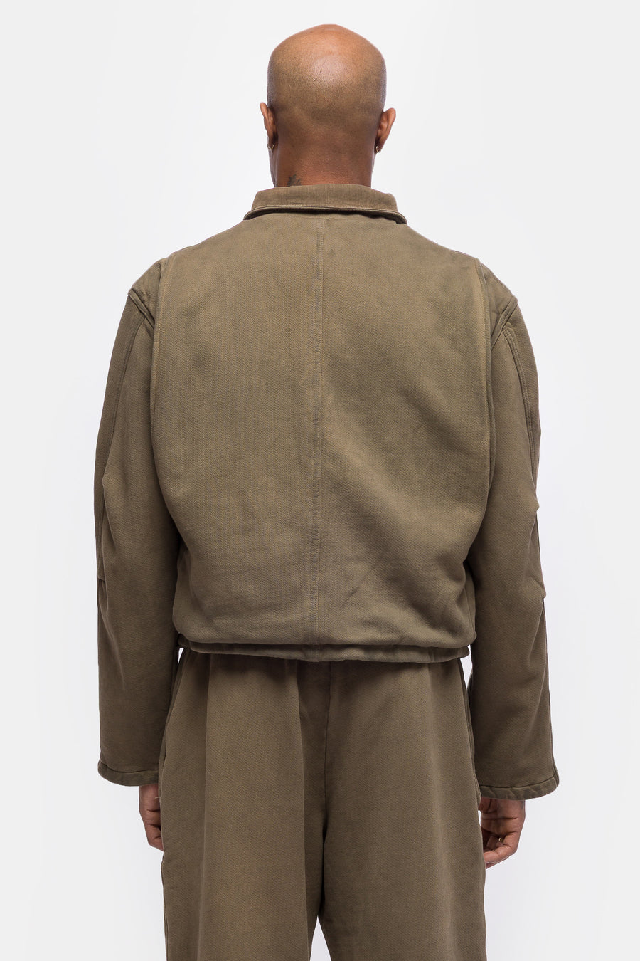 Les Tien Heavyweight Utility Jacket in Aloe Oil - Notre