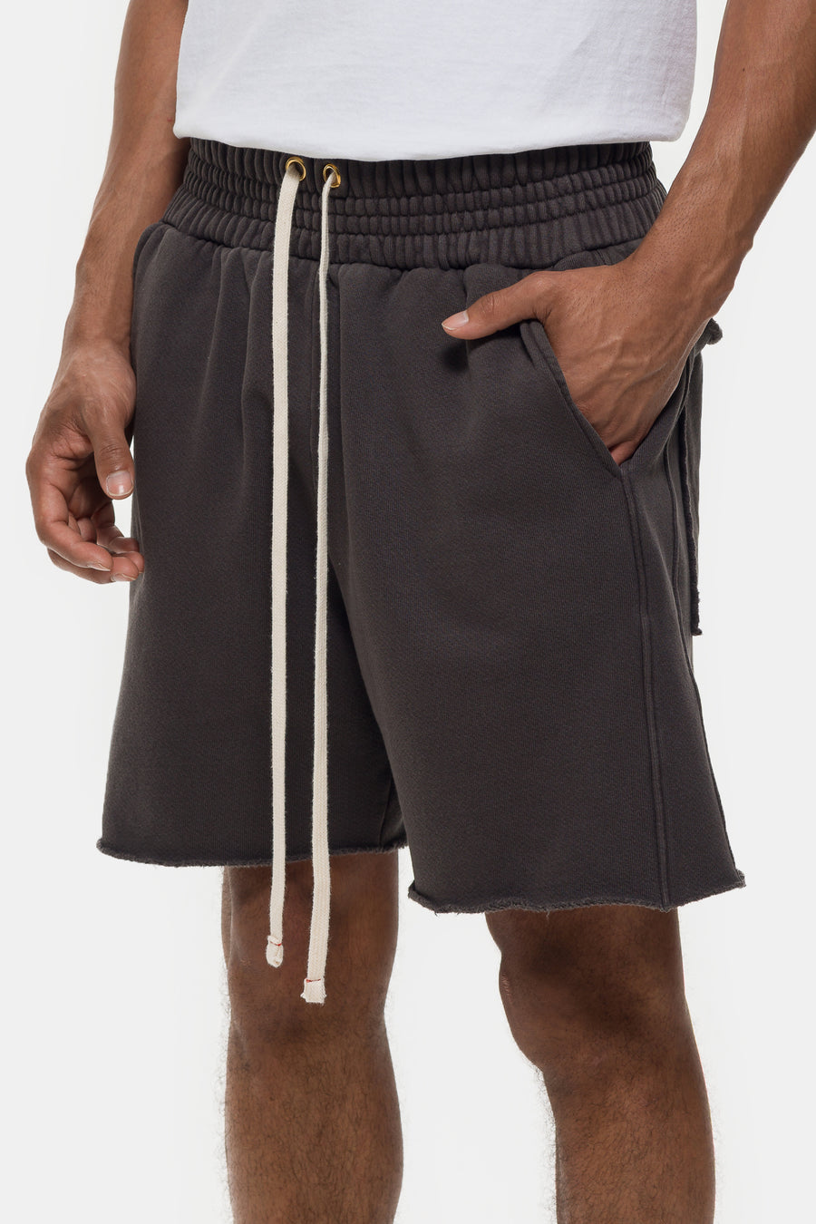Les Tien Heavyweight Yacht Short in in Vintage Black - Notre