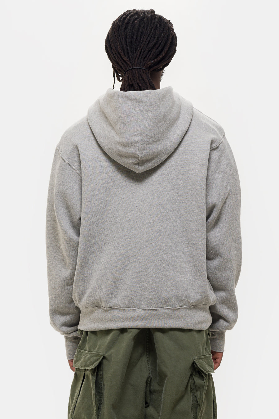 Les Tien Heavyweight Zip Hoodie in Heather Grey - Notre