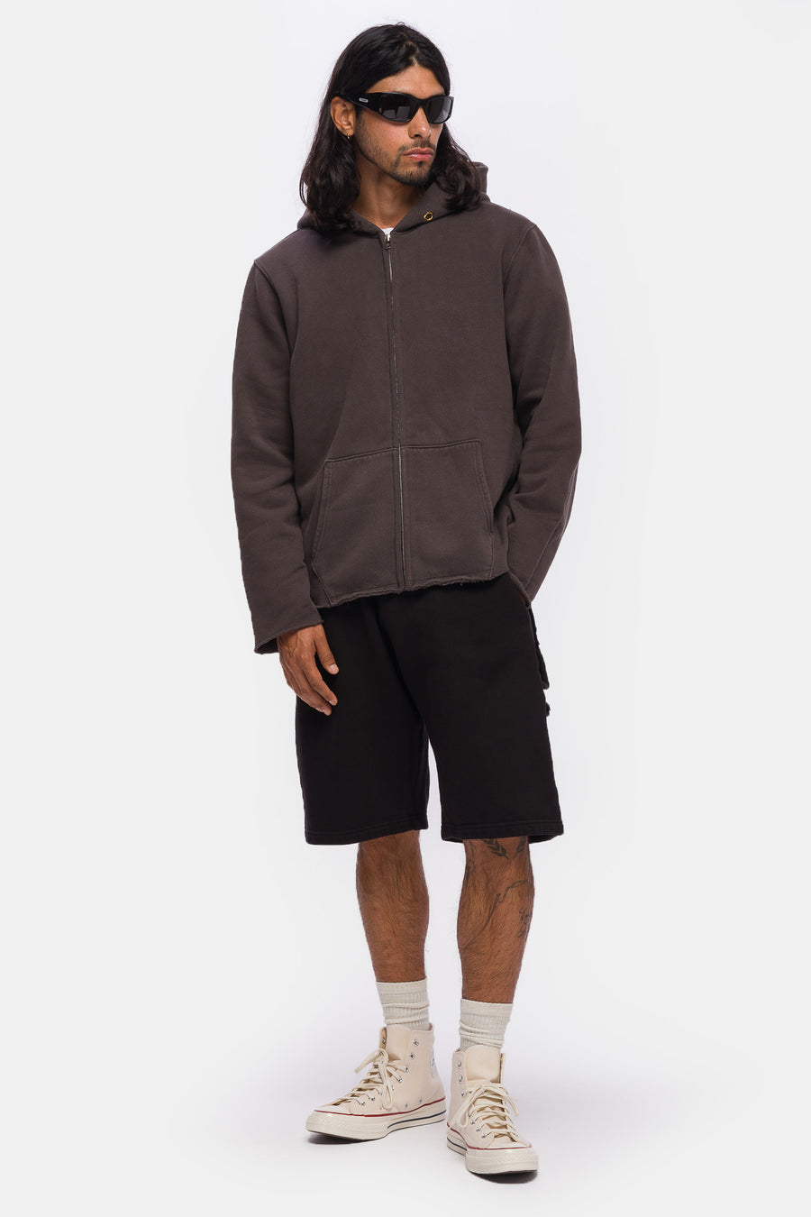 Les Tien Utility Short in Jet Black - Notre