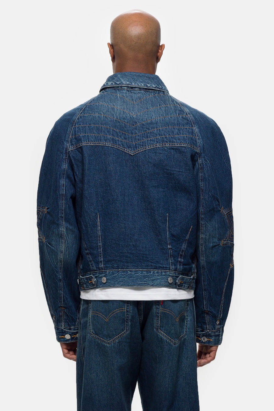 Levi's® Kiko Kostadinov Denim Jacket in Medium Wash - Notre