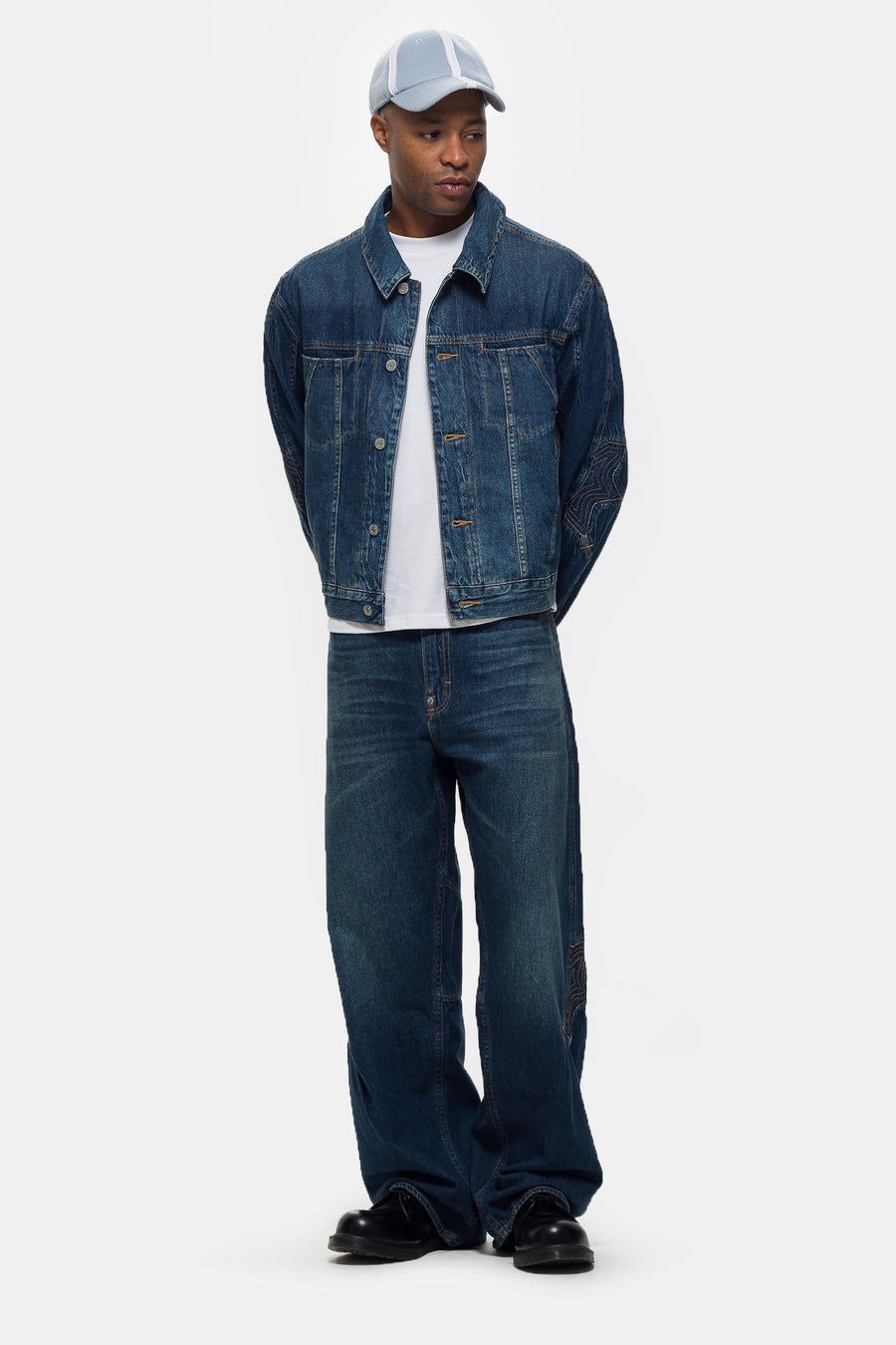 Levi's® Kiko Kostadinov Denim Jacket in Medium Wash - Notre