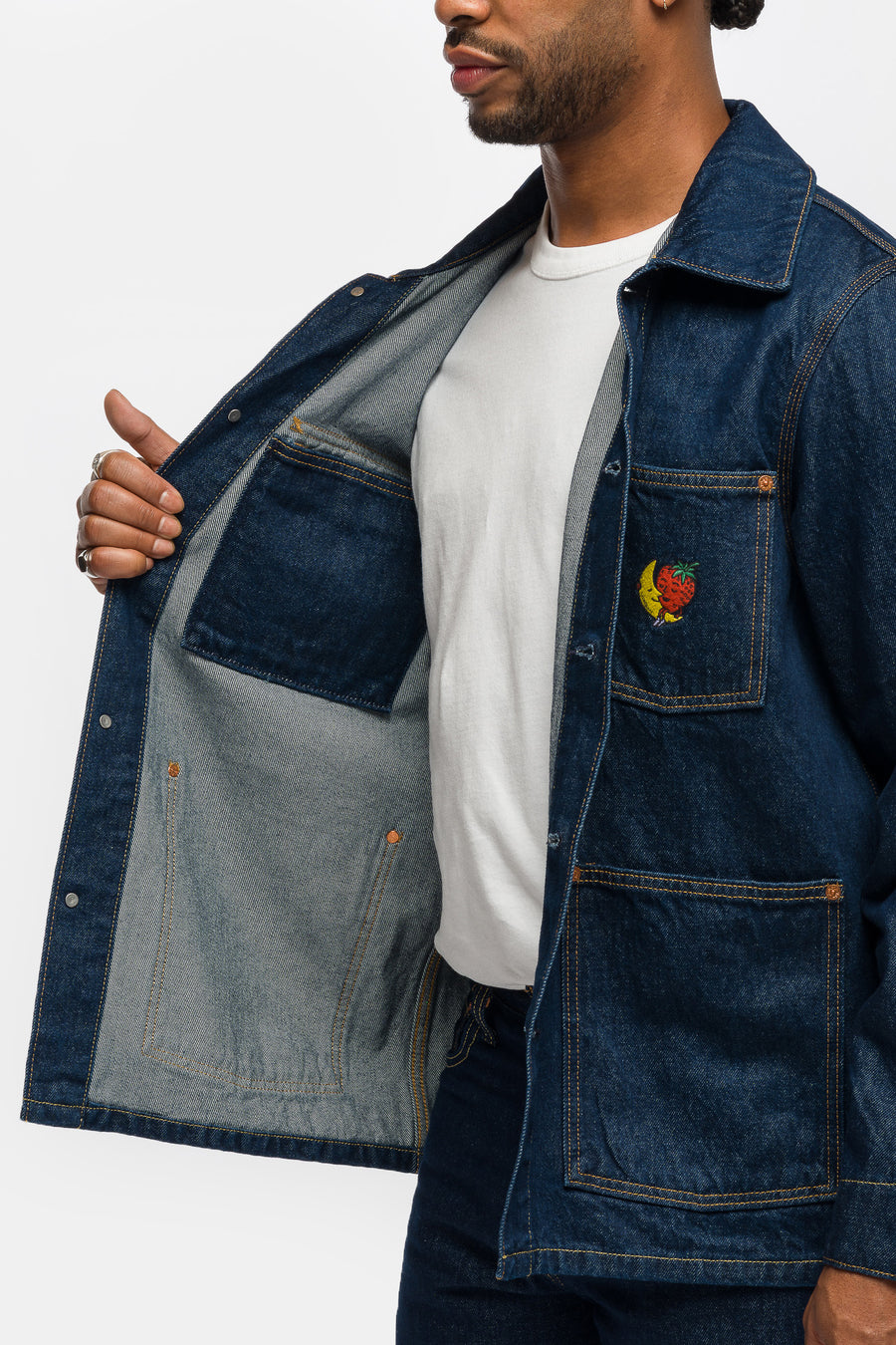 Levi's® Sky High Farm Goods Chore Coat in Dark Wash - Notre