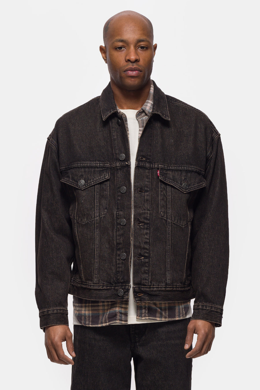 Jordan Jordan Type III Trucker Jacket in Black - Notre