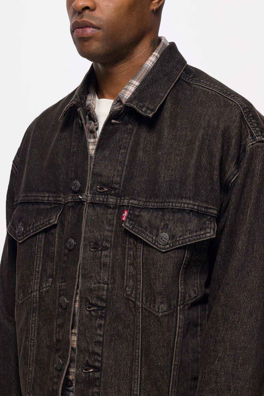 Jordan Jordan Type III Trucker Jacket in Black - Notre