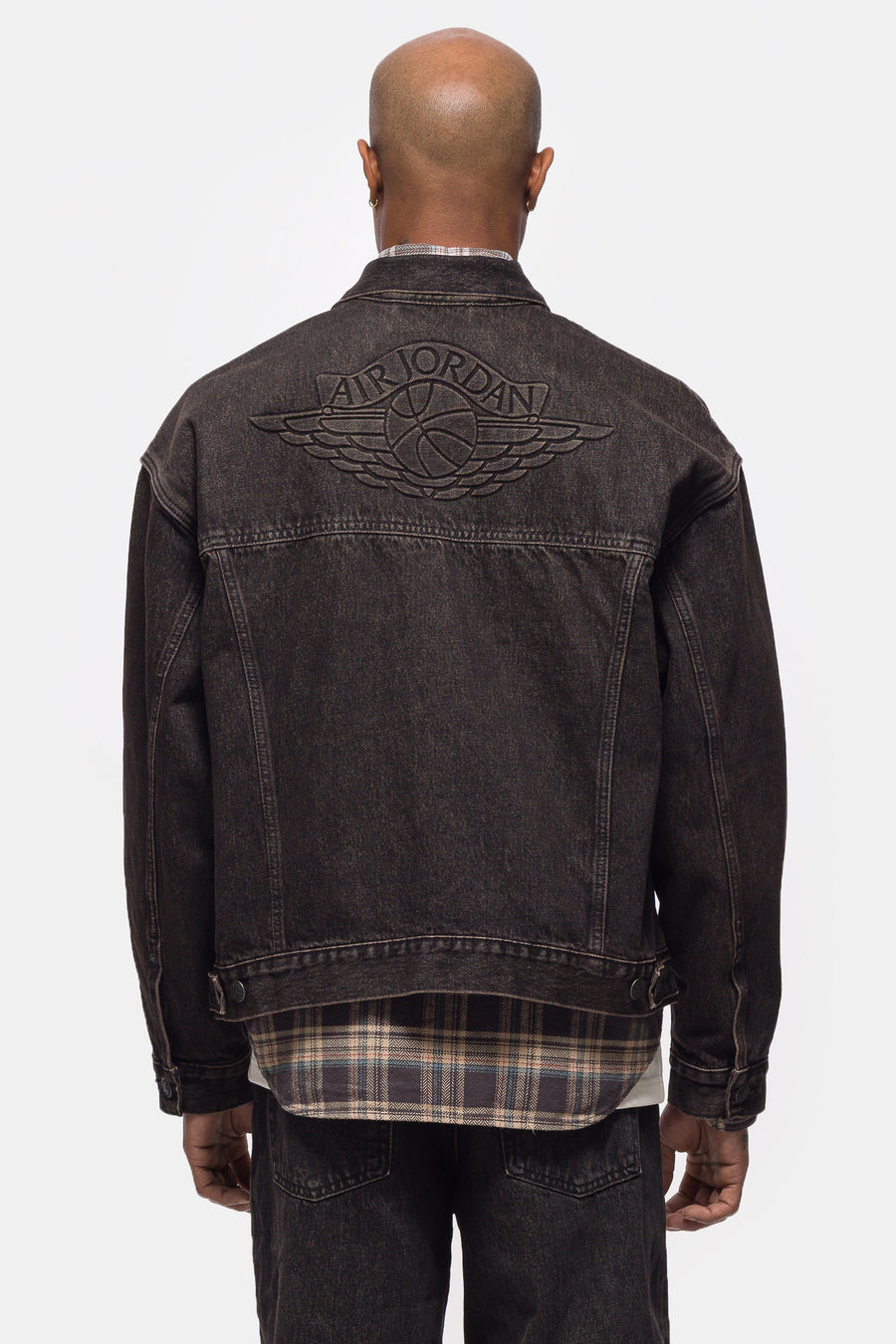 Jordan Jordan Type III Trucker Jacket in Black - Notre