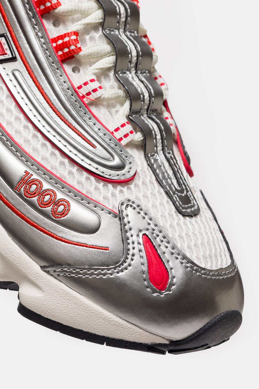 New Balance Thisisneverthat 1000 Sneaker in Silver/Valiant Poppy - Notre