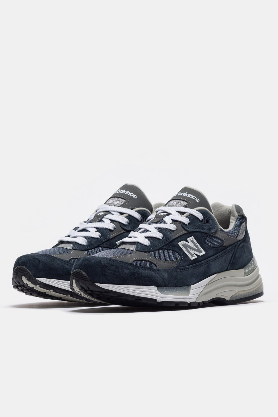 New Balance Made in USA 992 Sneaker in NB Navy/Grey/Silver Metalic - Notre