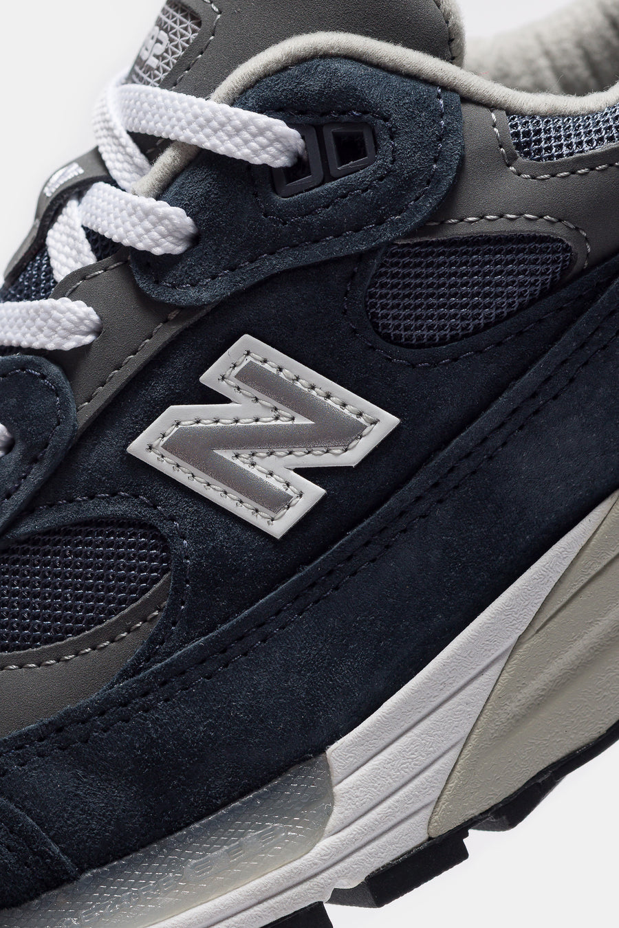 New Balance Made in USA 992 Sneaker in NB Navy/Grey/Silver Metalic - Notre