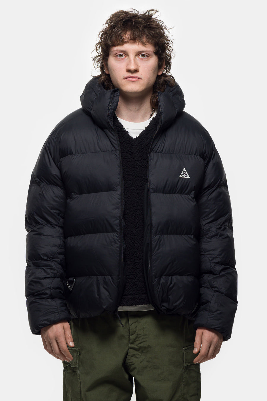 Nike ACG PrimaLoft® Therma-FIT ADV Hooded Jacket in Black/Summit White - Notre