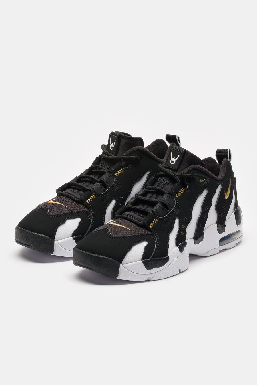 Nike Air DT Max '96 Low Sneaker in Black/Metallic Gold/White - Notre