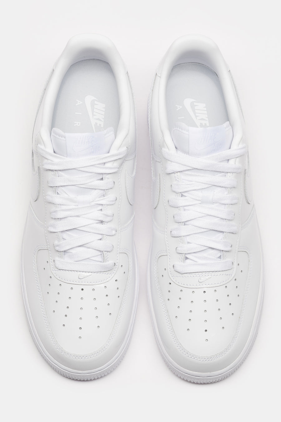 Nike Air Force 1 '07 Patent Leather Sneaker in White/White - Notre