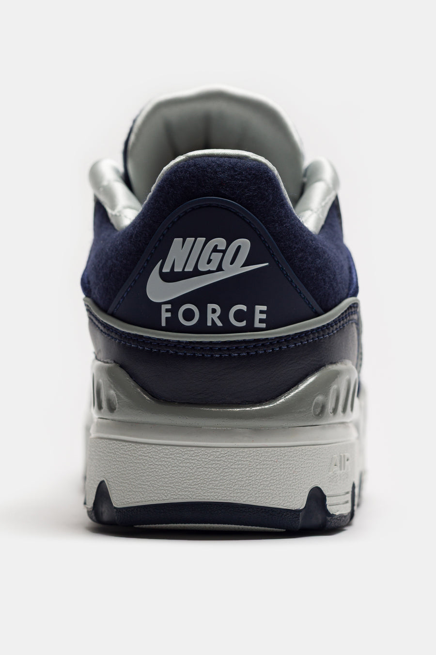 Nike NIGO Air Force 3 Low SP Sneaker in Midnight Navy/Off White/Shadow Grey - Notre