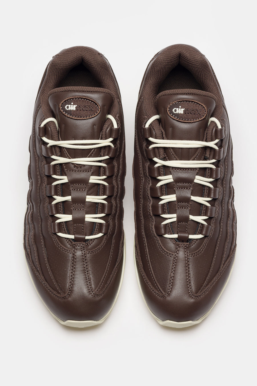 Nike Air Max 95 Big Bubble Leather Sneaker in Baroque Brown/Coconut Milk - Notre