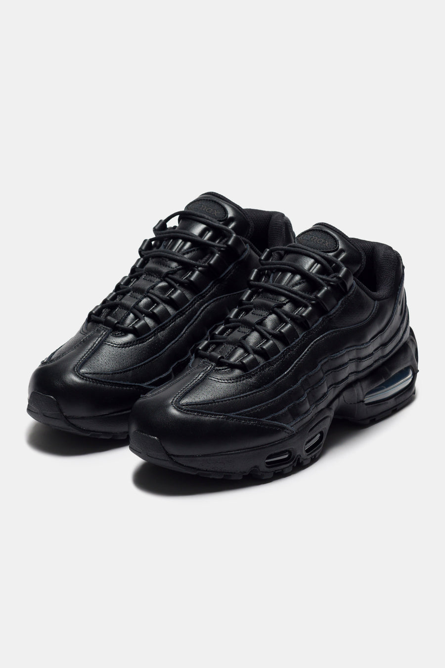 Nike Air Max 95 Big Bubble Leather Sneaker in Black/Black - Notre