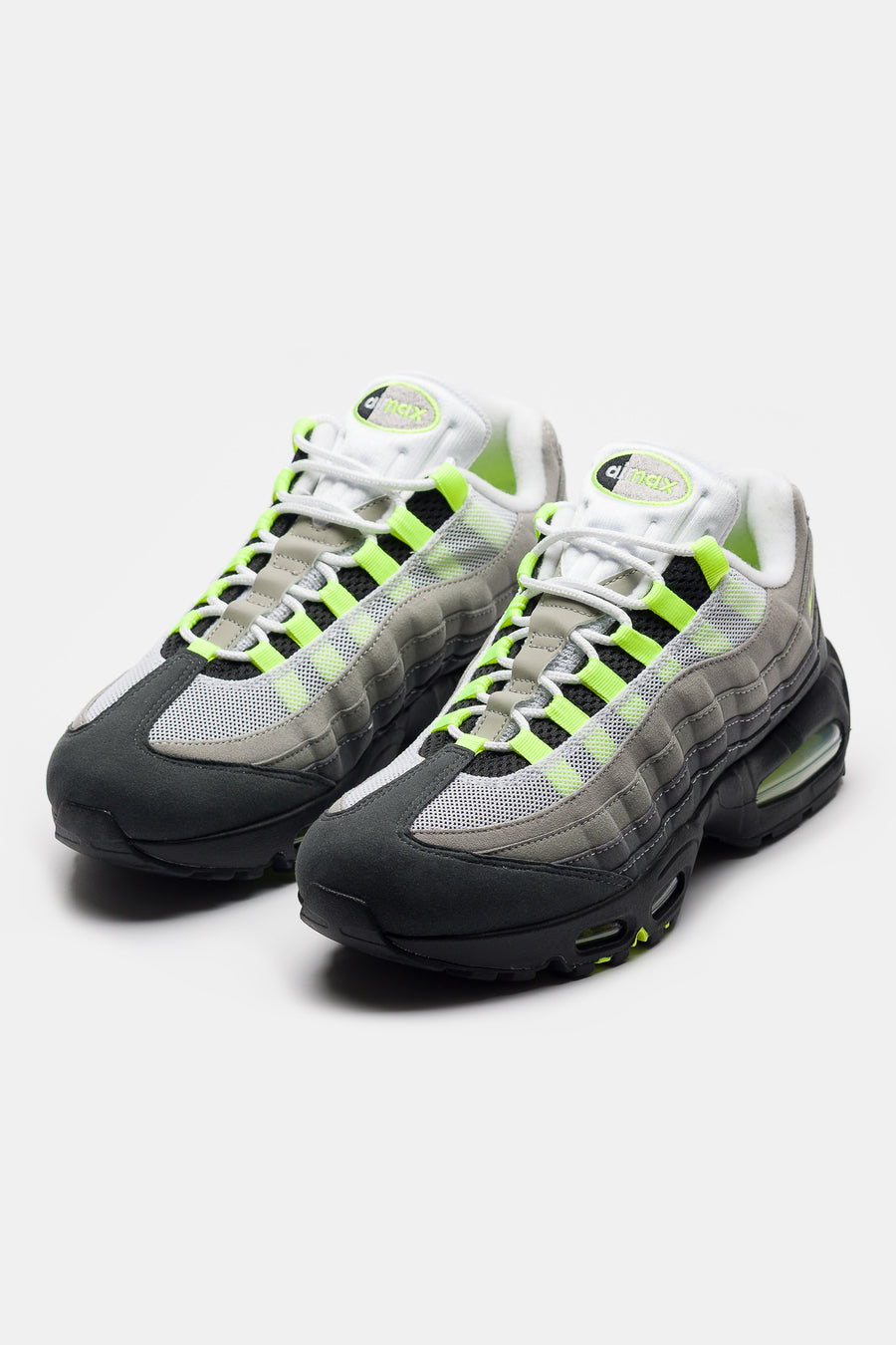 Nike Air Max 95 OG Sneaker in Black/Neon Yellow/Cool Grey - Notre