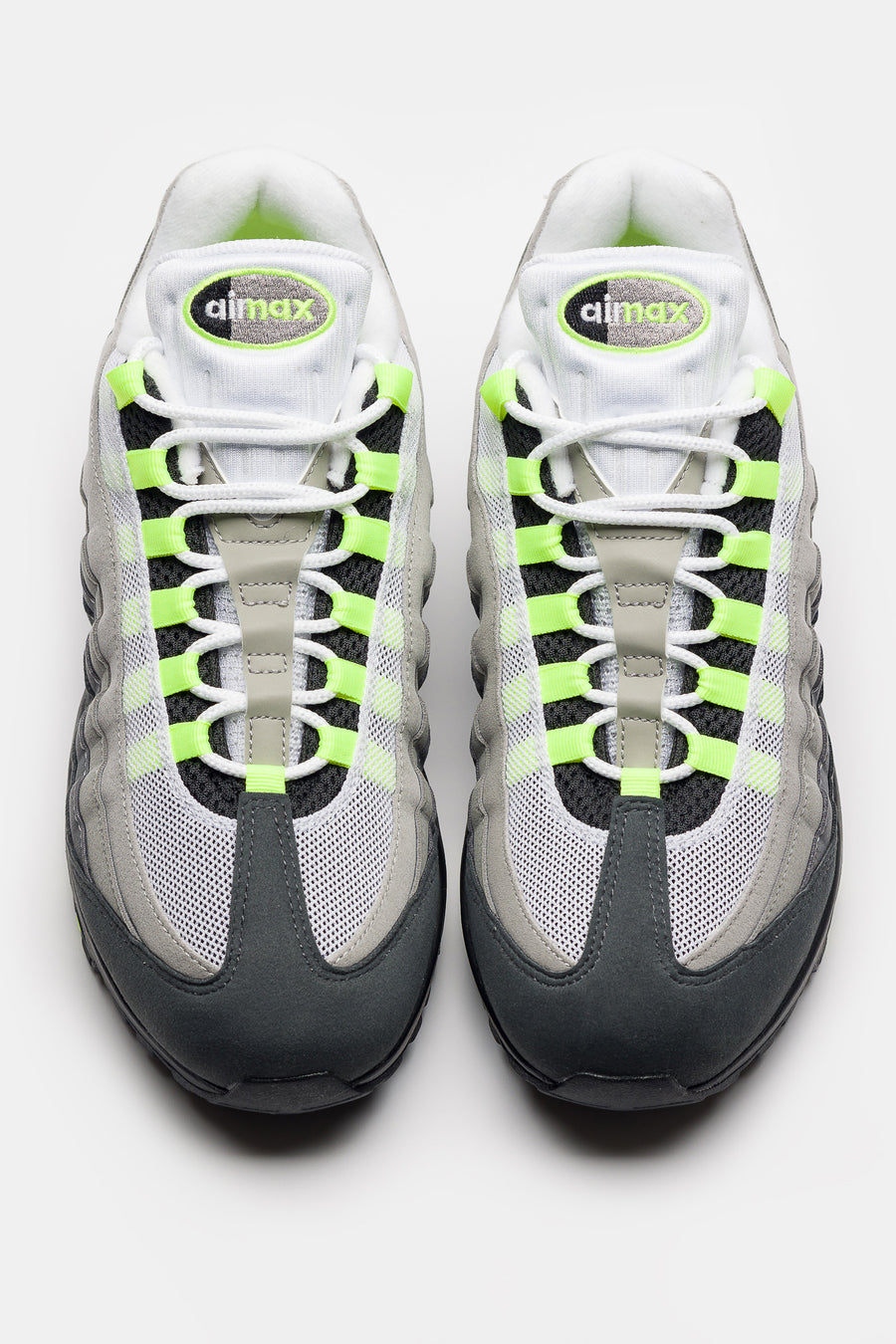 Nike Air Max 95 OG Sneaker in Black/Neon Yellow/Cool Grey - Notre