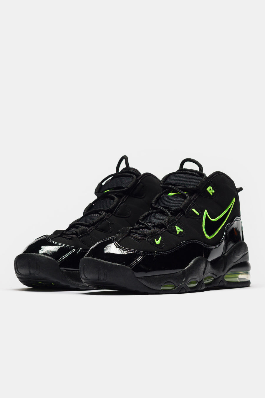 Nike Air Max Uptempo '95 Sneaker in Black/Volt - Notre