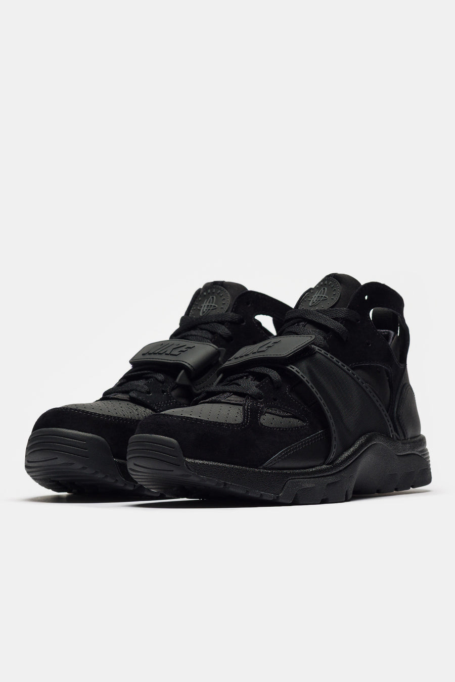 Nike Air Trainer Huarache Sneaker in Black/Black - Notre