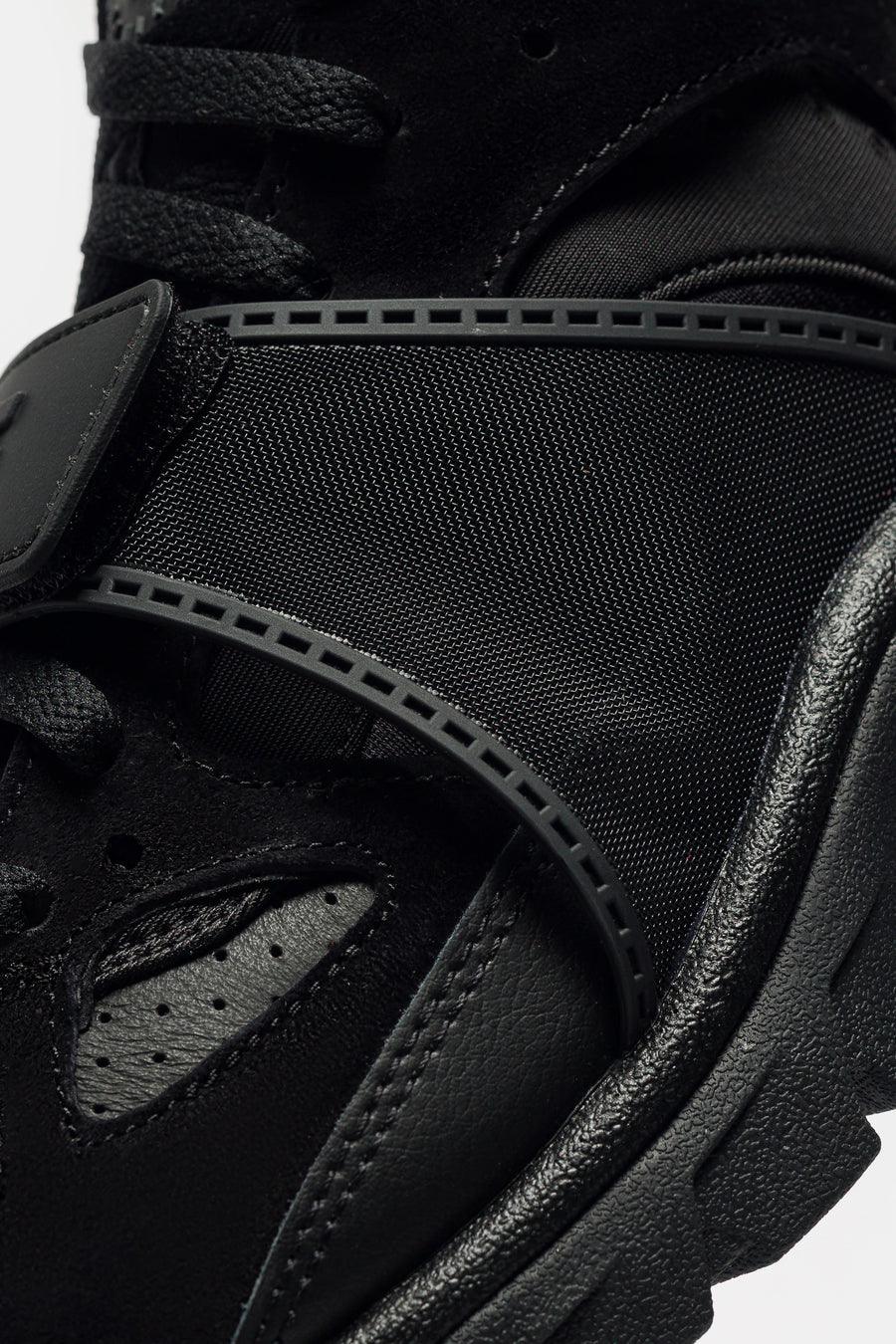 Nike Air Trainer Huarache Sneaker in Black/Black - Notre