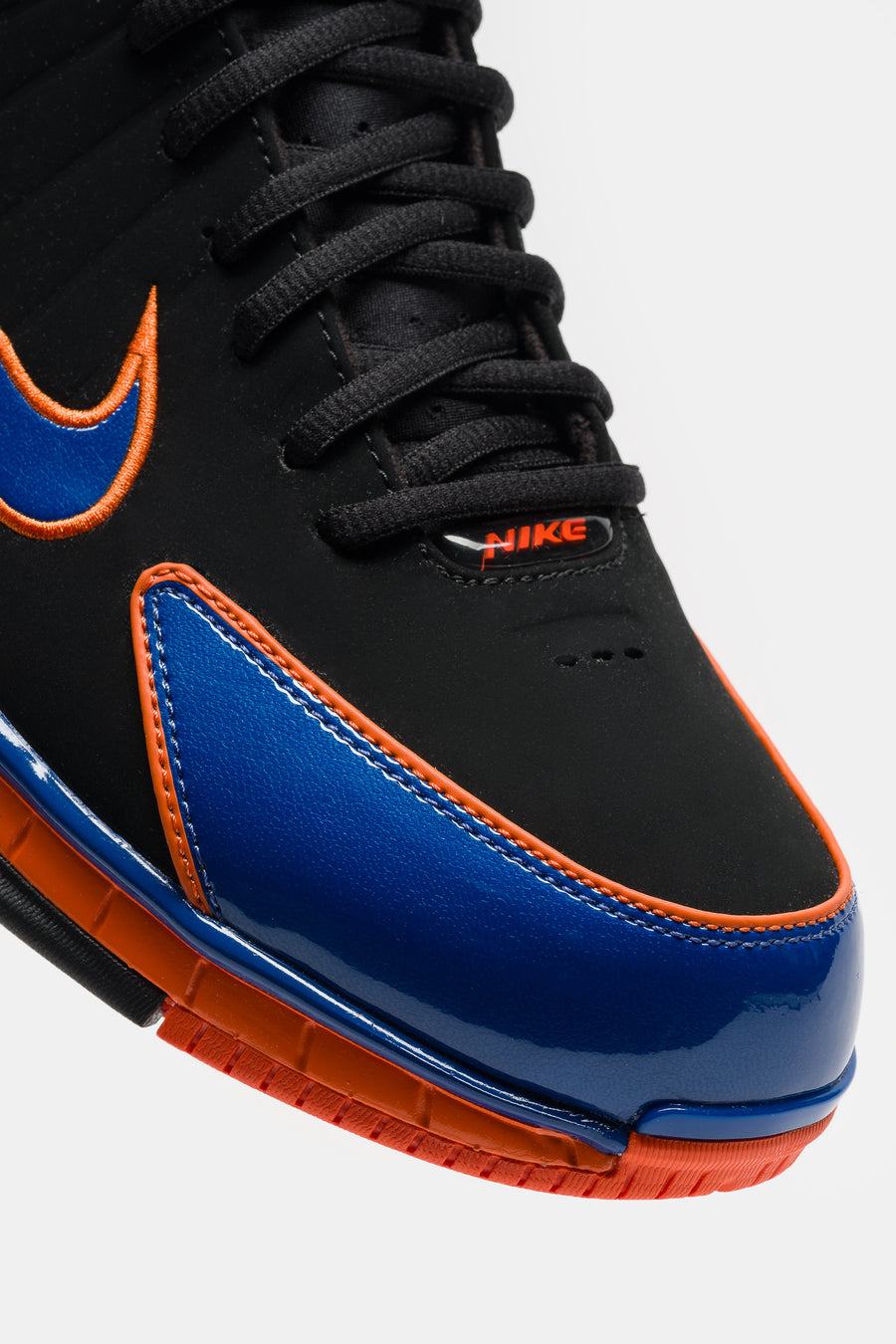 Nike Air Zoom Huarache 2K4 Sneaker in Black/Varsity Royal/Safety Orange - Notre