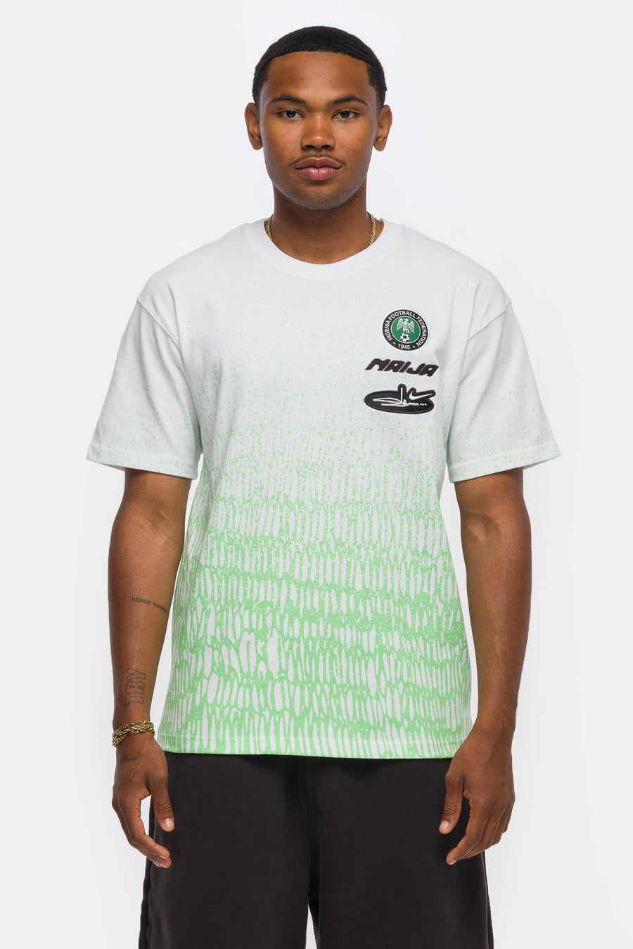 Nike Slawn x Nigeria T-Shirt in White - Notre