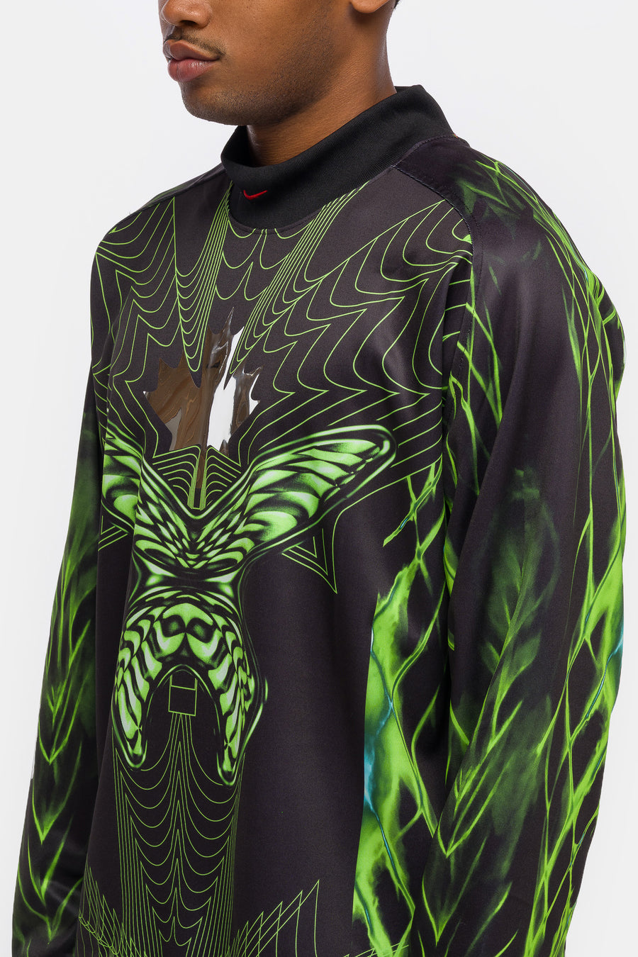 Nike NOCTA x Canada LS Jersey in Black/Sport Red - Notre