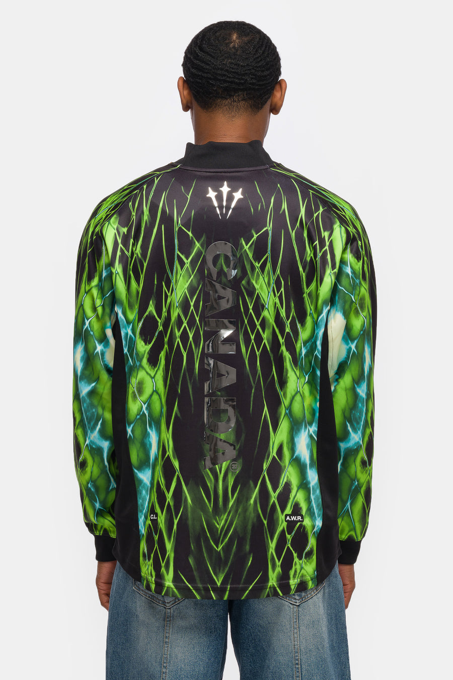 Nike NOCTA x Canada LS Jersey in Black/Sport Red - Notre
