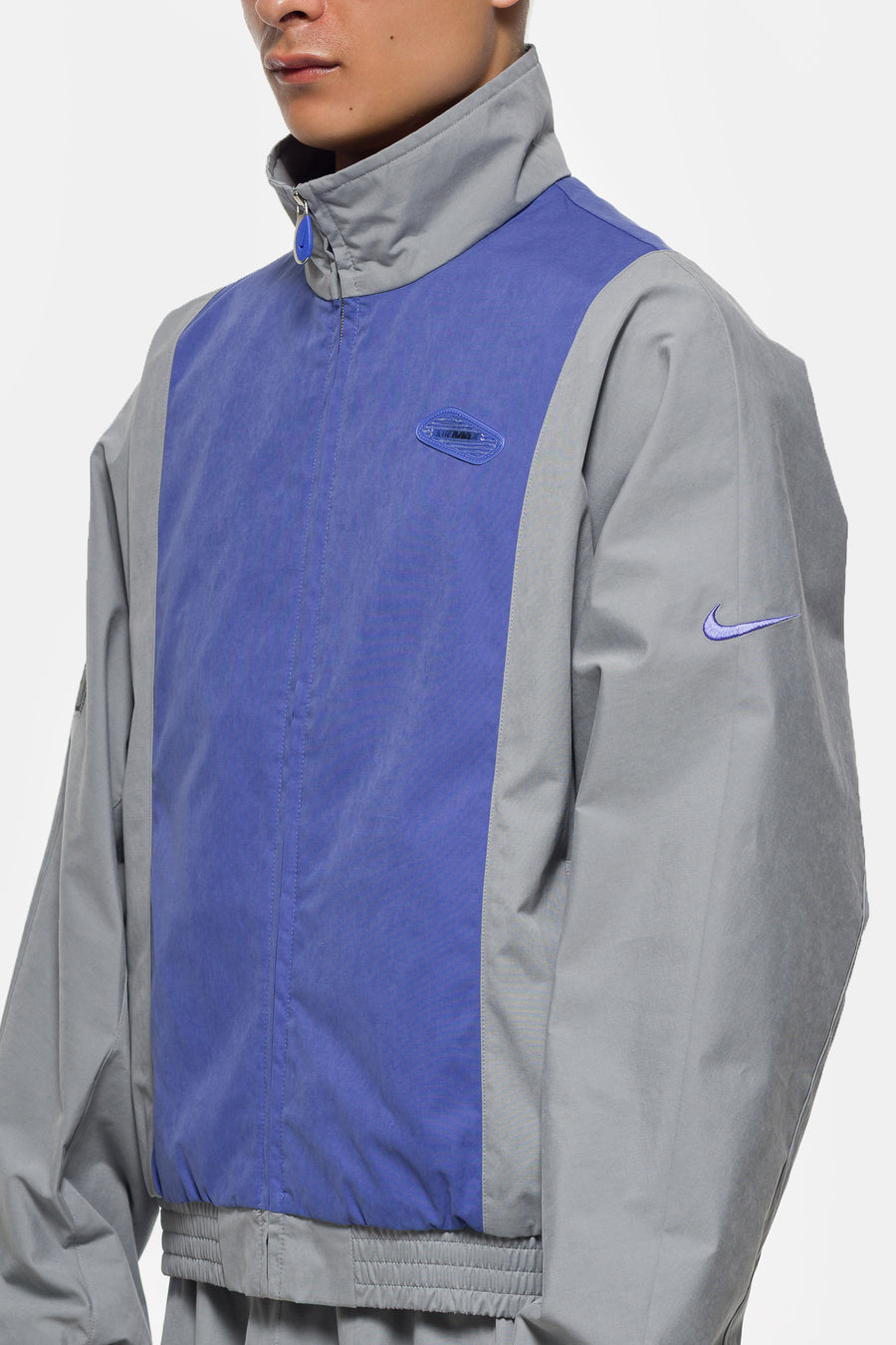 Nike Patta Track Jacket in Particle Grey/Sapphire - Notre