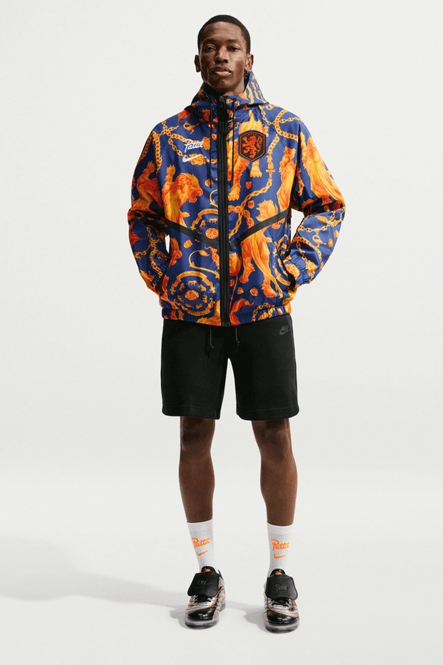 Nike Patta x Netherlands Anthem Jacket in Deep Royal Blue/White - Notre