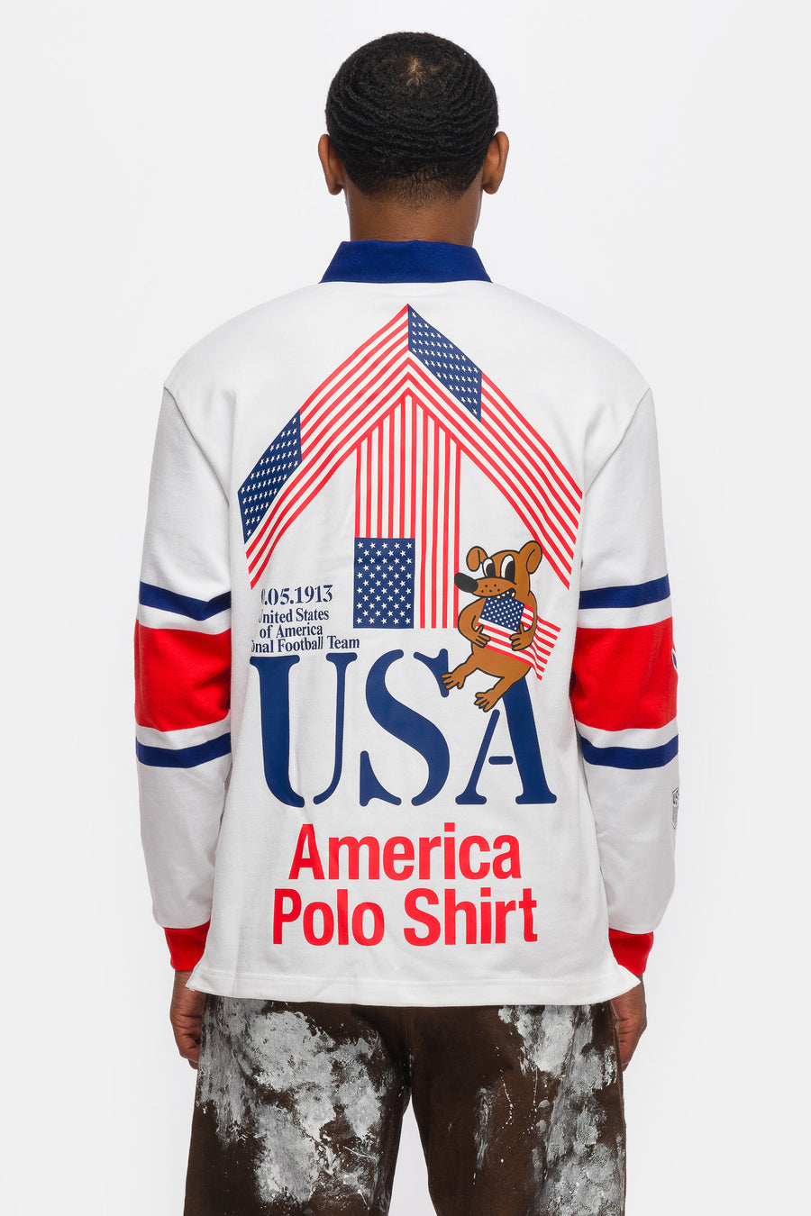 Nike V.A.A. x USA Rugby Shirt in White/Challenge Red - Notre