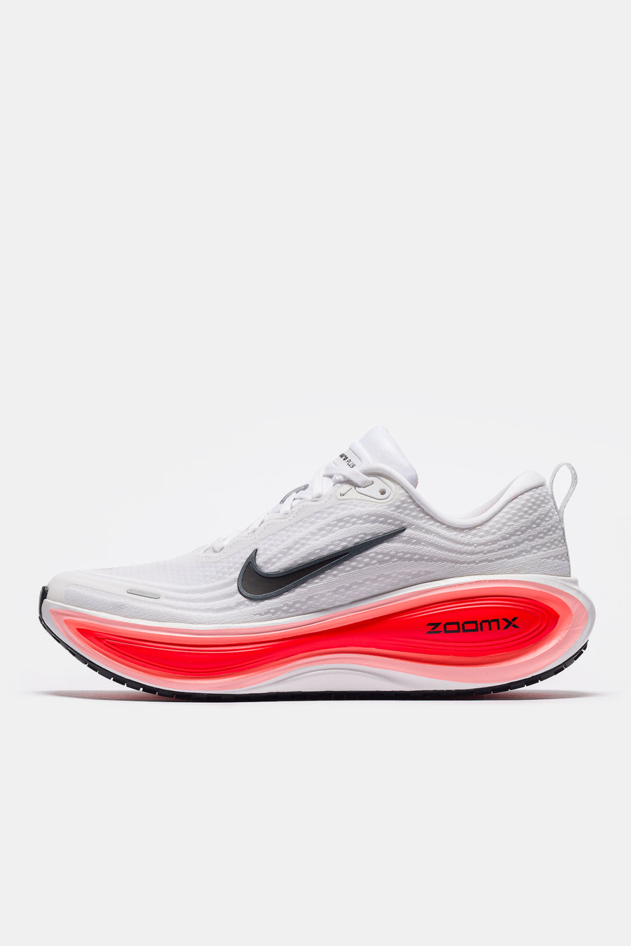 Nike Vomero Plus Sneaker in White/Black/Bright Crimson - Notre