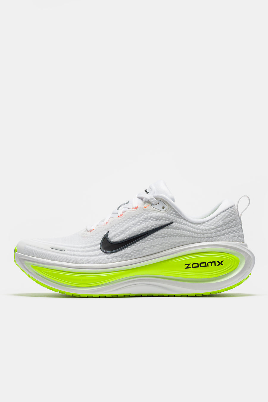 Nike Vomero Plus Sneaker in White/Black/Volt/Barely Volt - Notre