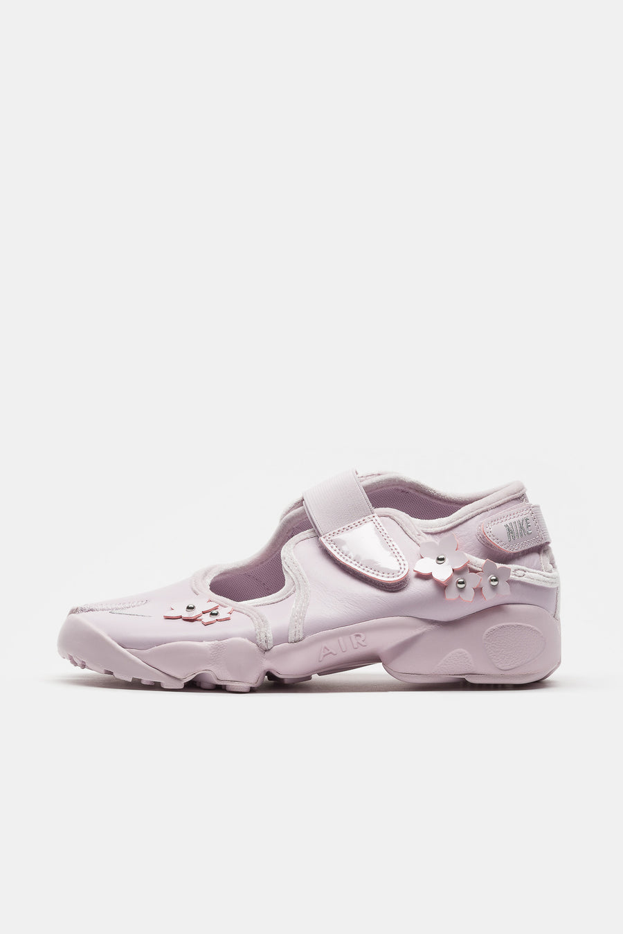 Nike Air Rift Florette Sneaker in Bleached Lilac/Metallic Silver/ Wolf Grey - Notre