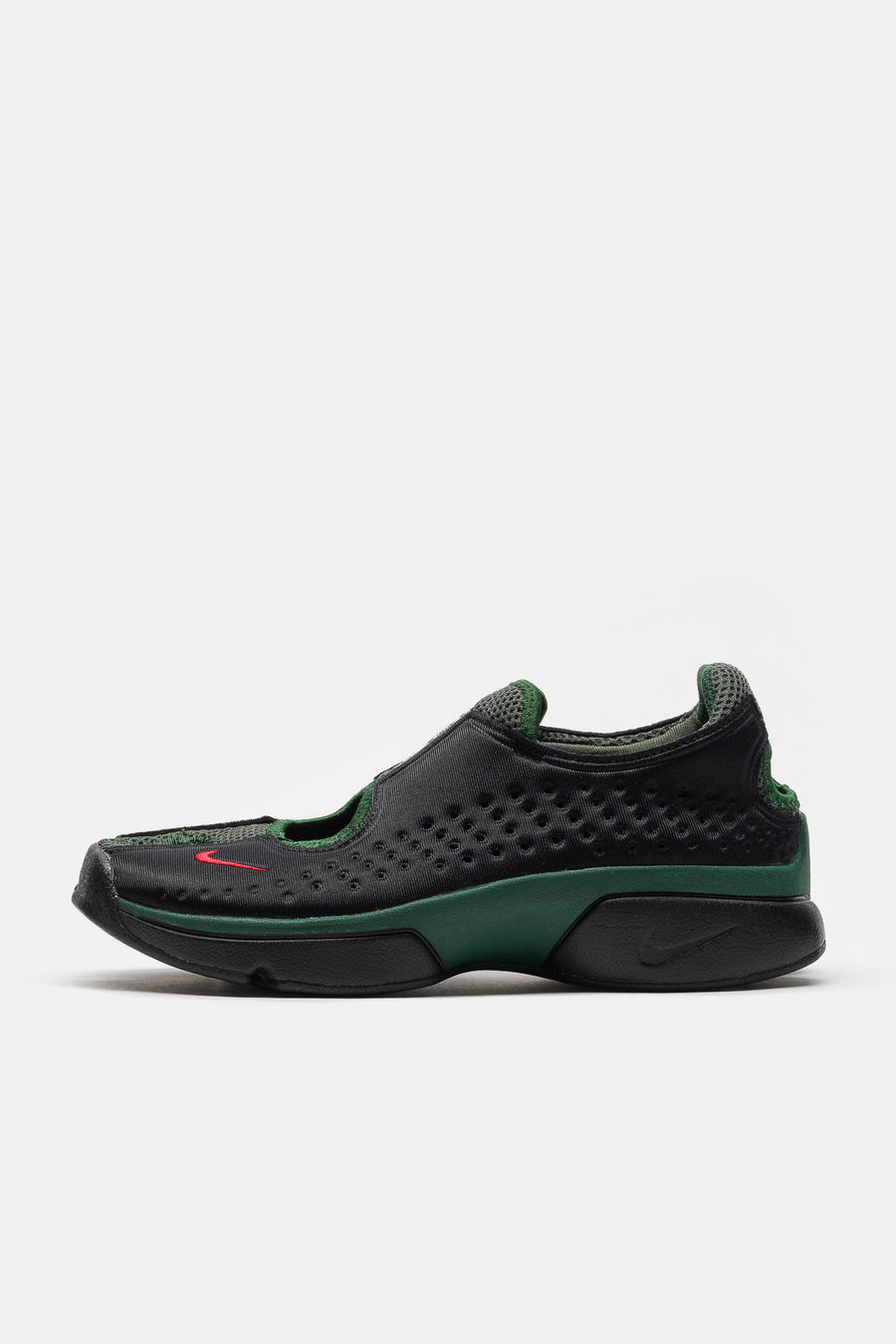 Nike Air Rift 2 Sneaker in Black/Fire Red/TM Dark Green - Notre