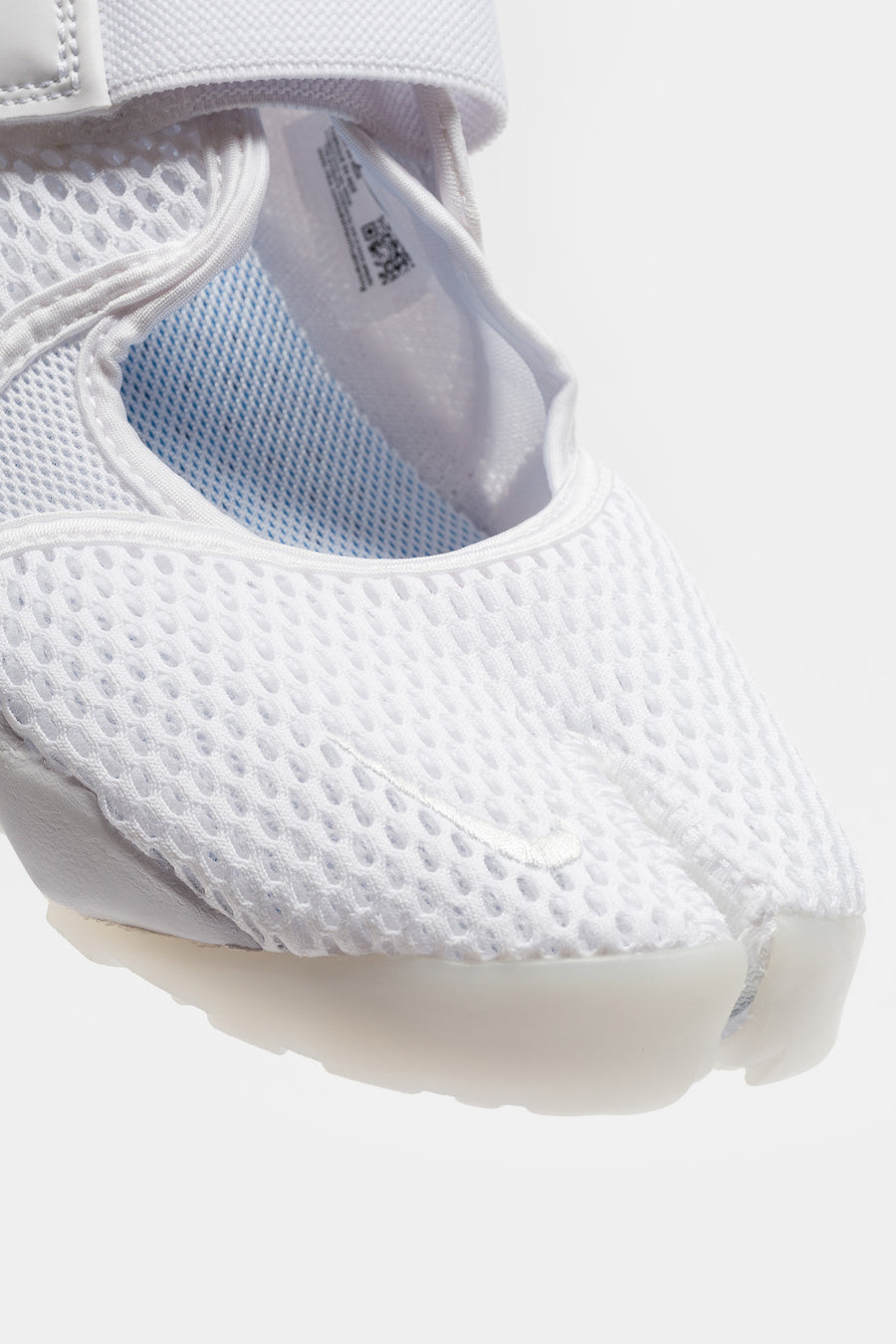 Nike Air Rift Breathe Sneaker in White/Pure Platinum - Notre