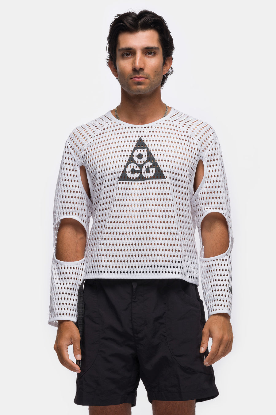 Nike ACG Radical AirFlow NXT Dri-FIT Long Sleeve Trail Running Top in White - Notre